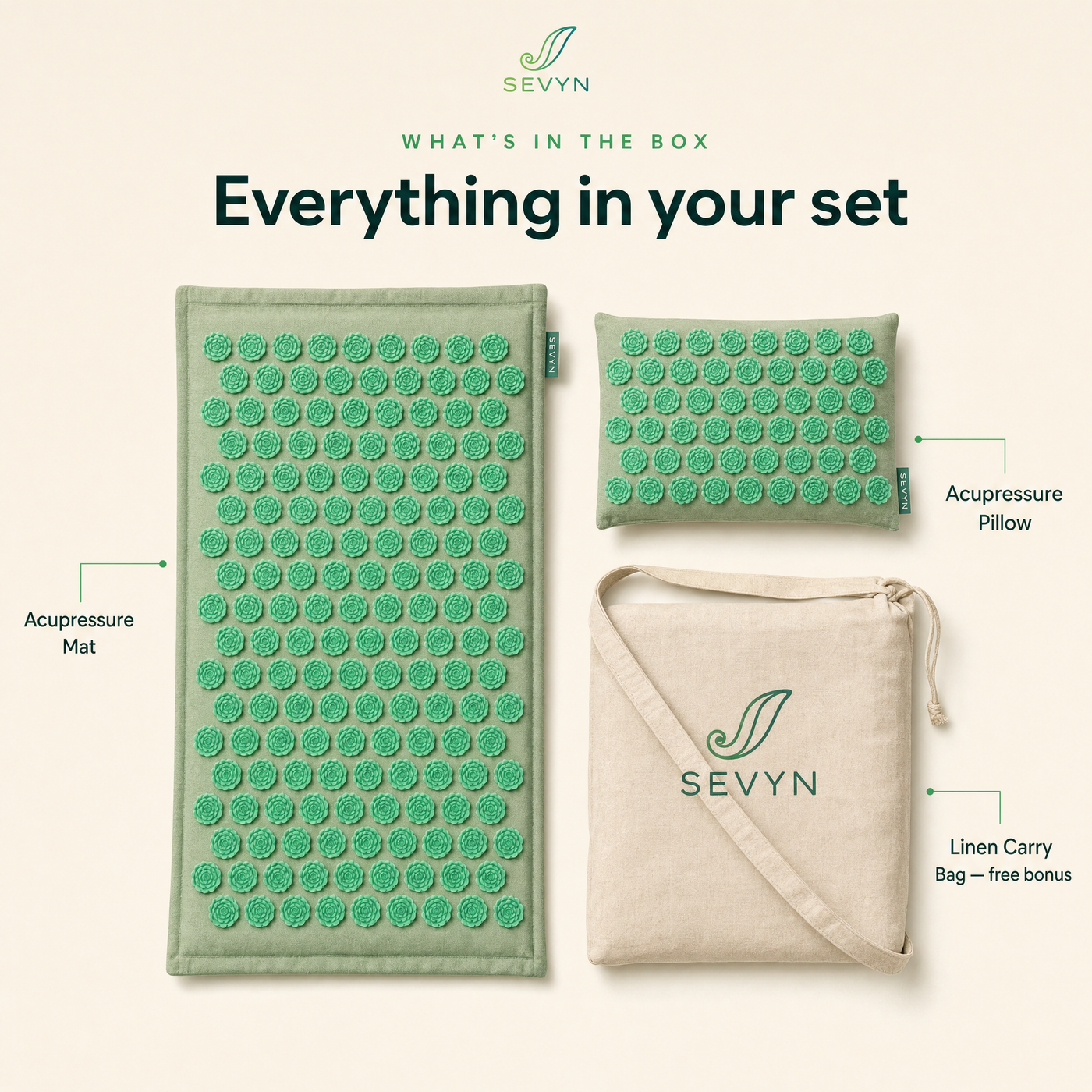 The SEVYN Mat & Pillow